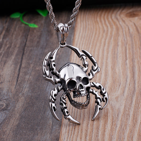 Spider Necklace (Steel)