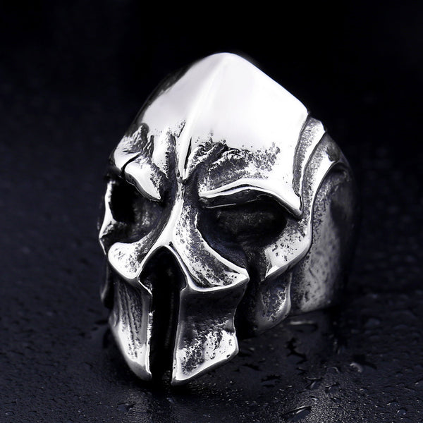 Spartan Skull Ring (Steel)