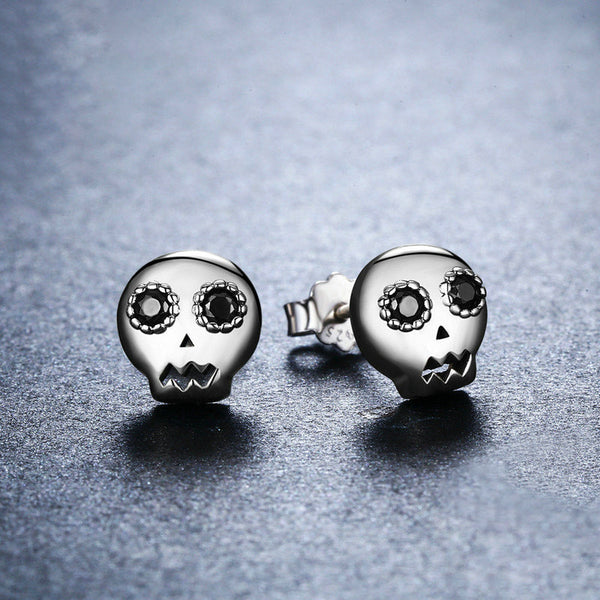 Robot Earrings (Silver)