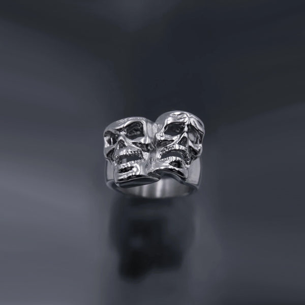 Skull Ring Double faces