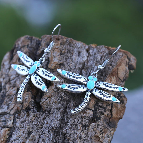Dragonfly Turquoise Earrings SK2530E