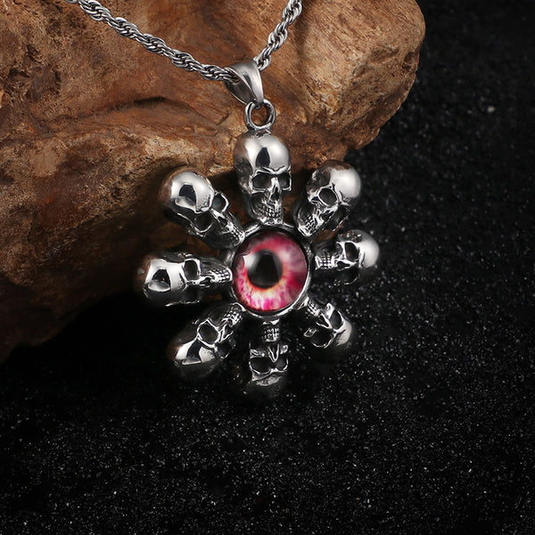 Demon's Eye Necklace (Steel)