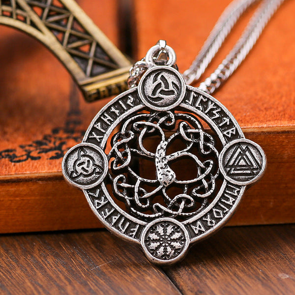 Viking Tree of Life Pendant Necklace