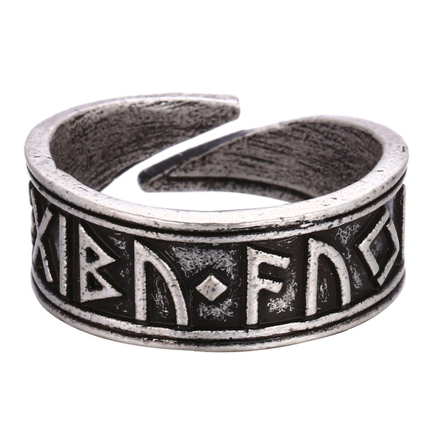 Wikinger Runen-Alphabet-Ring