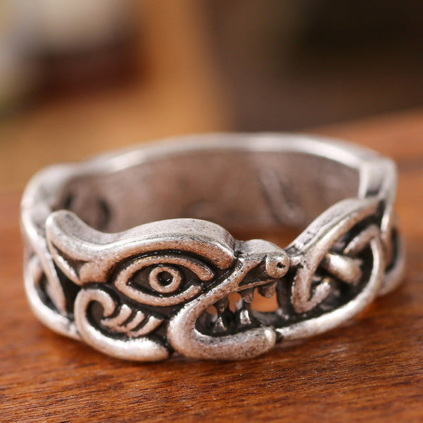 Viking Celtic Dragon Ring