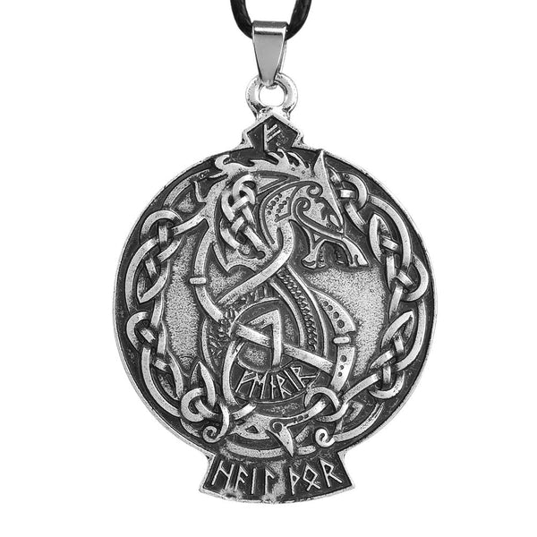 Viking Mythology Totem Amulet Ancient Alphabet Pendant