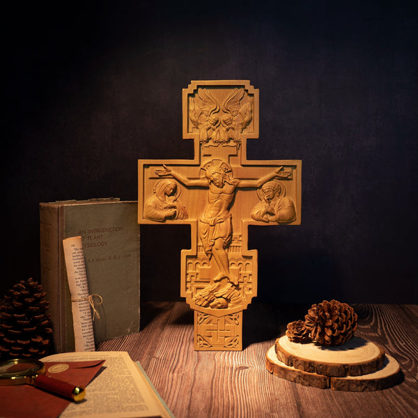 16"Holzkruzifix Christentum Jesus