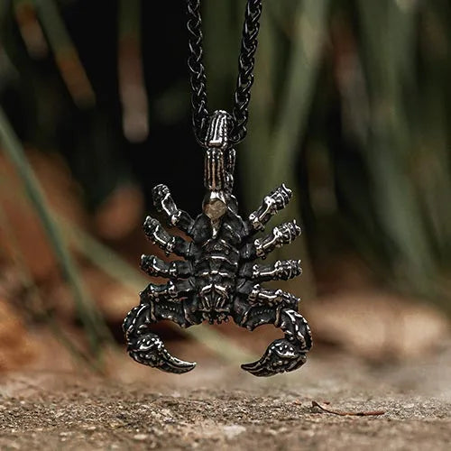 Darkness Stainless Steel Scorpion Pendant