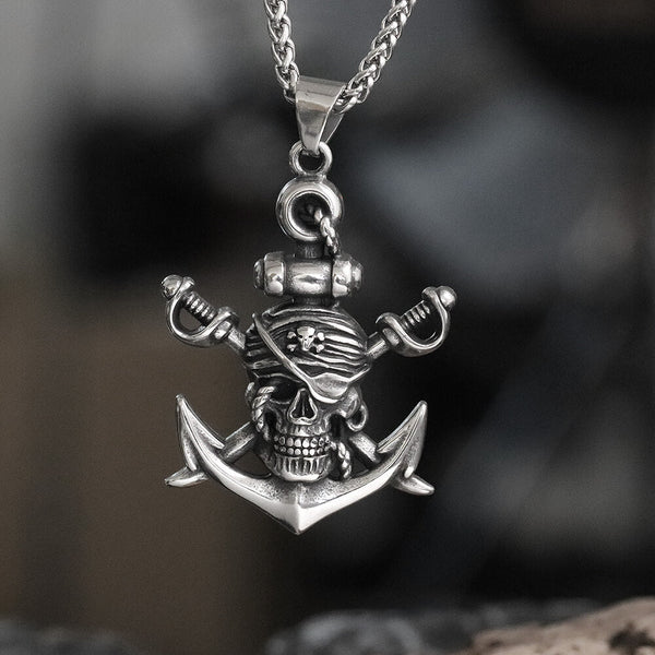 Death Pirate Stainless Steel Pendant