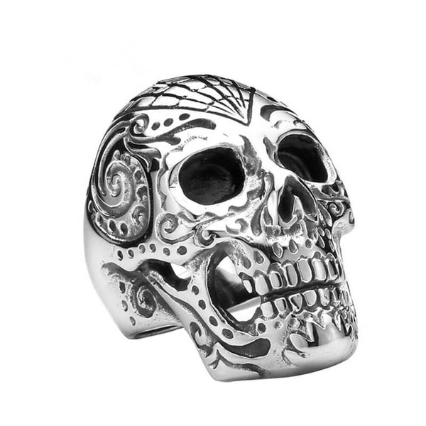 Mexican Skull Ring (Steel)