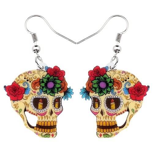Mexican Skulls Earrings