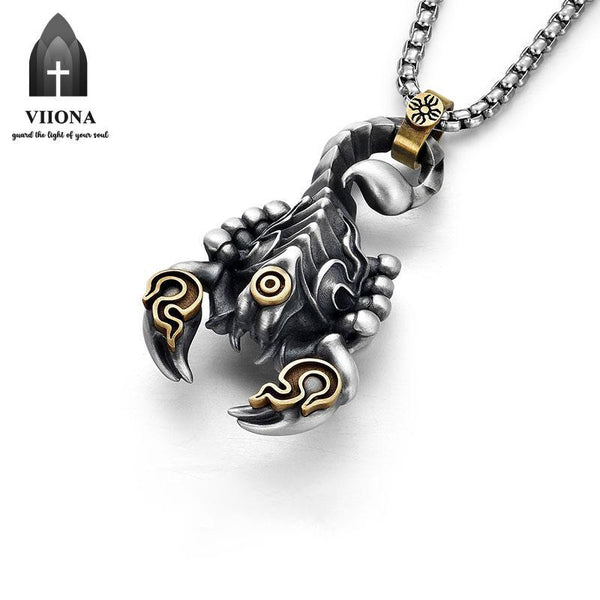 Viiona Sterling Silver Scorpio Necklace