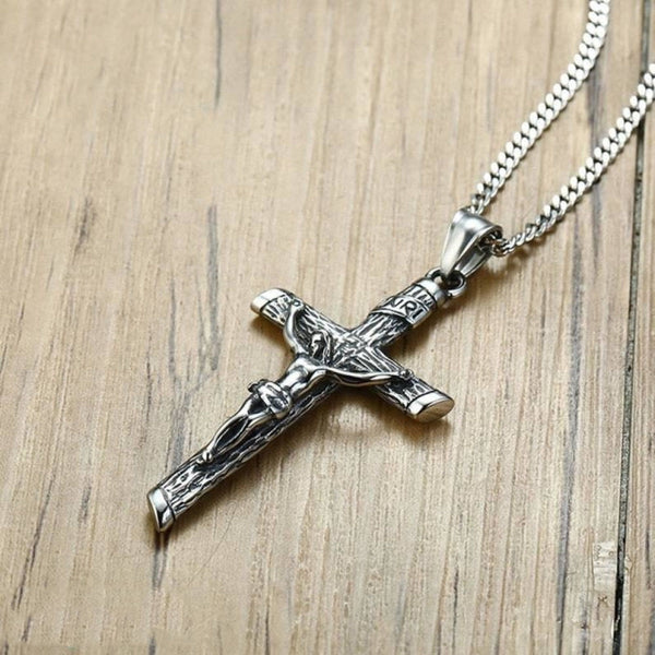 Stainless Steel Jesus Crucifix Pendant