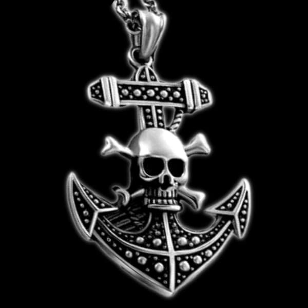 Anchor Skull Necklace "Sailor"