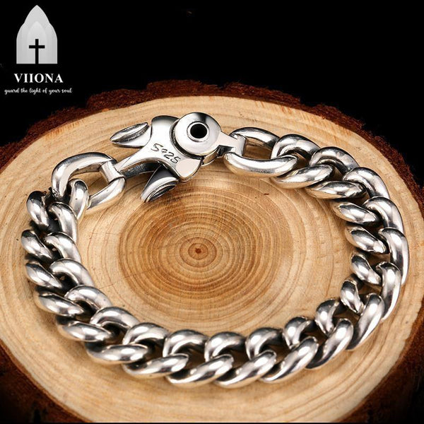 Viiona 925 Silver Vintage Fashion Bracelet