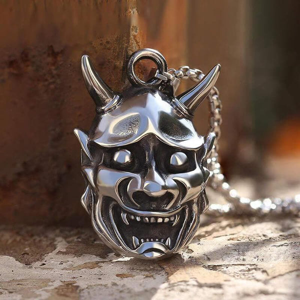 Demon Oni Skull Pendant
