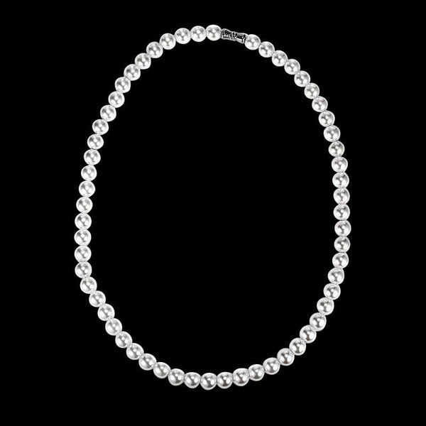 Minimalist Hip Hop Pearl Necklace