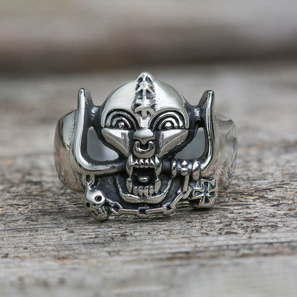 Motörhead Stainless Steel Warpig Finger Ring