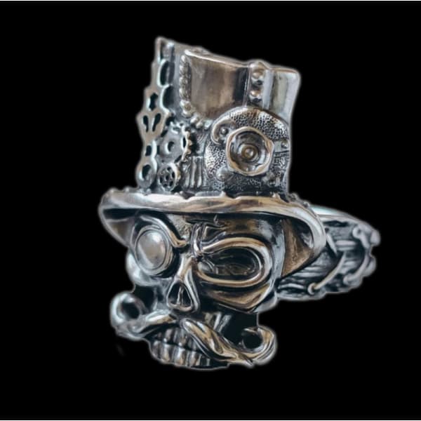 Mustache Steampunk Ring