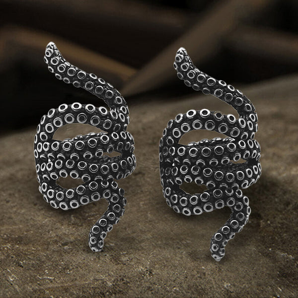 Poignets d'oreille en acier inoxydable Octopus Arm