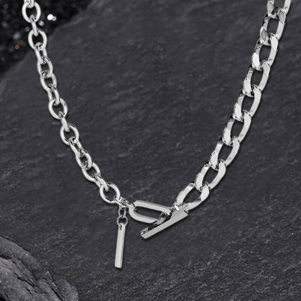 OT Buckle Stainless Steel Necklace