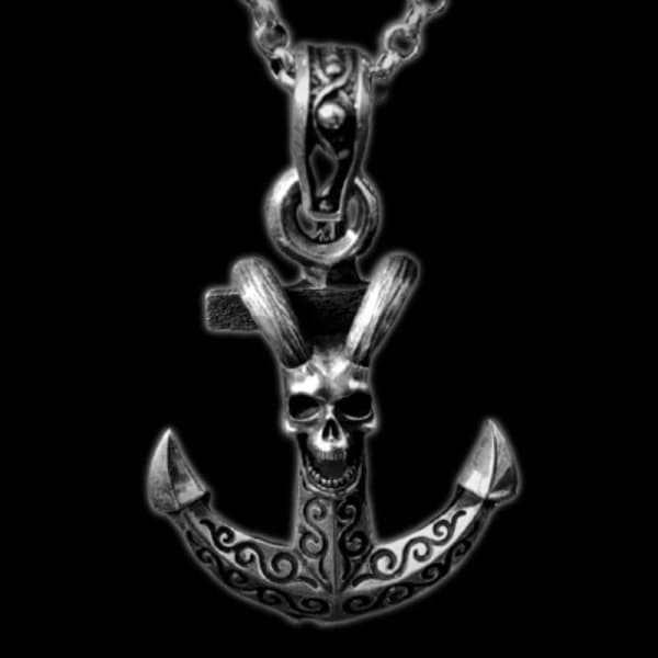 Skull Anchor Necklace "New World"