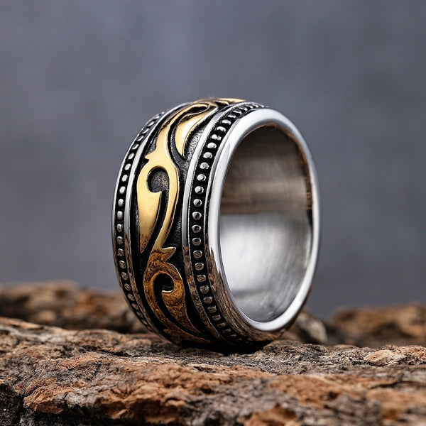 Sanity's Band Collection - "The Tide" Ring - Gold & Silver - Sizes 7-15 - R92