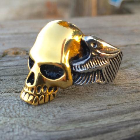 Skull Ring - The Speed Demon - Sizes 8-13 - R69