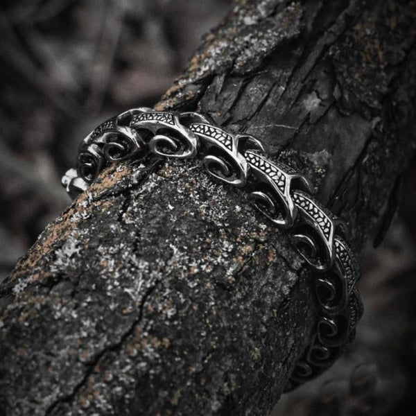 Jormungdandr Bracelet,the symbol for the eternal cycle of life