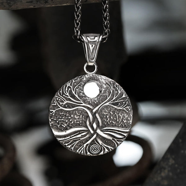 Tree of Life Stainless Steel Viking Pendant